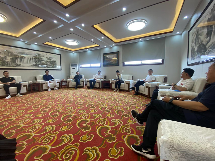 6月26日，省衛(wèi)健委一行7人在高新區(qū)領(lǐng)導(dǎo)陪同下來(lái)我司考察工作，并給出充分肯定。